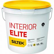 Краска латексная водоэмульсионная Siltek Interior Elite база А мат белый 0,9 л