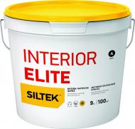 Краска латексная водоэмульсионная Siltek Interior Elite база А мат белый 9 л