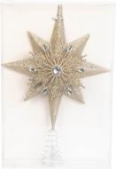 Верхушка для елки Вифлеемская звезда 30 см матовая в ассортименте Верхушка для елки Вифлеемская звезда 30 см матовая в ассортименте