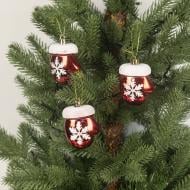 Набор игрушек 4 вида в ассортименте 6 см белый с красным