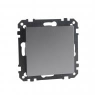 Заглушка одноклавишный Schneider Electric Merten без подсветки алюминий MTN391860