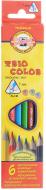 Карандаши цветные Triocolor 6 шт. 3131 Koh-i-Noor