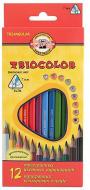 Карандаши цветные Triocolor 12 шт. 3132 Koh-i-Noor