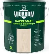 Пропитка (антисептик) Vidaron защитно-декоративный мат отбеленный дуб 9 л