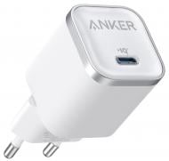 Зарядное устройство Anker Nano Charger 45W USB-C white A2692L21