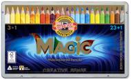 Олівці кольорові Magic 23 шт. + блендер Koh-i-Noor