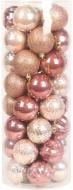 Набір ялинкових куль 25PIC-05 рожевий d 60 мм 40 шт./уп.