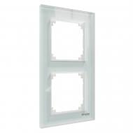 Рамка двухместная Merten M-Elegance вертикальная белый бриллиант MTN4020-3220
