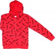 Свитшот для мальчика LINCOLN&SHARKS р.164 красный с черным