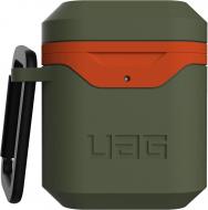 Чехол для наушников UAG Apple Airpods Std. Issue Hard 001 (V2) olive/orange 10242F117297