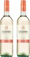 Набор Cielo e Terra Cassara Semi Sweet Bianco белое полусладкое 1+1 0,75 л