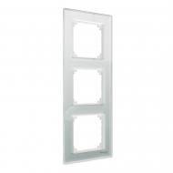 Рамка трехместная Merten M-Elegance вертикальная белый блеск MTN4030-3220