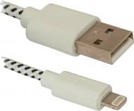 Кабель Defender Lightning – USB 1 м (87471) ACH01-03T