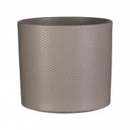 Вазон керамика Era pot round 23х21,5 см круглый серо-коричневый Edelman (1057341)