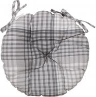 Подушка на стул Loft D-40 Серая клеточка La Nuit