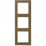 Рамка трехместная Merten M-Pure вертикальная дуб MTN4030-3674