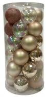 Куля новорічна бабл 30 шт 6 см в асортименті
