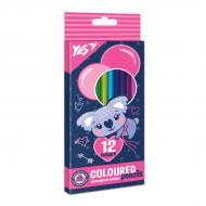 Карандаши цветные 12 цветов Koala YES