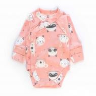 Боди детское для девочки Dexter`s Pink panda р.62 белый с рисунком 904171