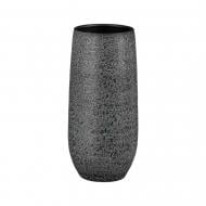 Вазон глина Enrique pot round круглый матовый серый Edelman (1157609)