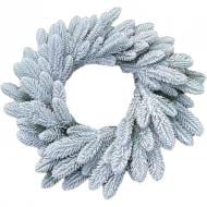 Венок из искусственной хвои Украинский заснеженный d450 мм GLW70081
