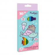 Карандаши цветные 12 шт. 24 цвета Pusheen YES