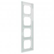 Рамка четырехместная Merten M-Elegance вертикальная белый MTN4040-3220