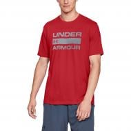 Футболка Under Armour UA TEAM ISSUE WORDMARK SS 1329582-600 р.L красный