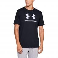 Футболка Under Armour SPORTSTYLE LOGO SS 1329590-001 р.M черный