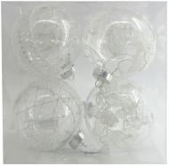 Набор шаров ажурный YE25B350-41 d 10 мм 4 шт./уп.