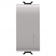 Механизм выключателя одноклавишный с подсветкой GEWISS Chorusmart с подсветкой бежевый GW13002