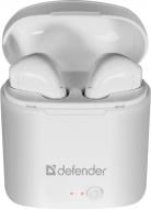 Навушники Defender (63630)Twins 630 TWS Bluetooth white