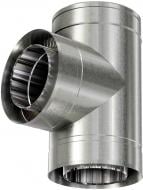 Тройник термо 1 мм нерж/оц ф140/200 мм 90° Versia-Lux Тройник термо 1 мм нерж/оц ф140/200 мм 90° Versia-Lux