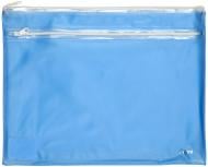 Папка-конверт на молнии А4 1427-07-a голубая Axent