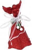Декорація новорічна Китай Янгол з декором YE593R 17 см червоний Декорація новорічна Китай Янгол з декором YE593R 17 см червоний