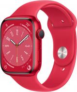 Смарт-годинник Apple Watch Series 8 GPS 45mm (PRODUCT)RED Aluminium Case with (PRODUCT)RED Sport Band