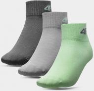 Носки 4F 4FJSS22USOCM029-91S р.36-38 серый/зеленый 3 шт. Носки 4F 4FJSS22USOCM029-91S р.36-38 серый/зеленый 3 шт.
