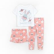 Комплект детский для девочек Dexter`s Space Bunny р.134 бело-розовый 935371