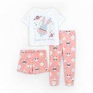Комплект детский для девочек Dexter`s Space Bunny р.146 бело-розовый 935371