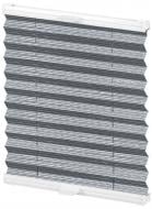 Штора-плиссе Rollotex ткань JUNO 57х120 см Серебряно-серая