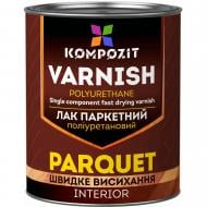 Лак паркетний поліуретановий Kompozit глянець 2,5 л