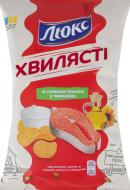 Чипси Люкс рифлені зі смаком лосося у вершках 125 г