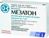 Мезатон д/ін. 10 мг/мл по 1 мл №10 в амп. розчин
