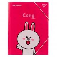 Папка на резинці A4 Line Friends Cony YES