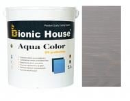 Лазурь Bionic House лессирующая универсальная Aqua Color UV protect пепел шелковистый мат 2,5 л 2,5 кг
