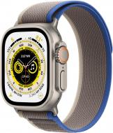 Смарт-часы Apple Watch Ultra GPS + Cellular, 49mm Titanium Case with Blue/Gray Trail Loop - M/L (MQFV3UL/A)