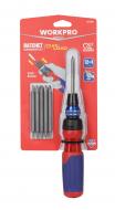 Набір біт і викрутка WORKPRO 12 в 1 зі швидким завантаженням WP221063