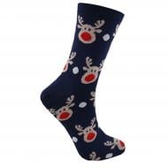 Шкарпетки дитячі унісекс Premier Socks Новий рік Олені р. 22–24 синій