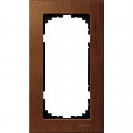 Рамка двухместная Merten M-Elegance без перегородки вертикальная вишня MTN4058-3472