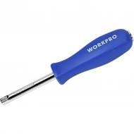 Рукоятка Рукоятка для торцевих головок 1/4" CR-V. WORKPRO WP275032 1 шт. WP275032